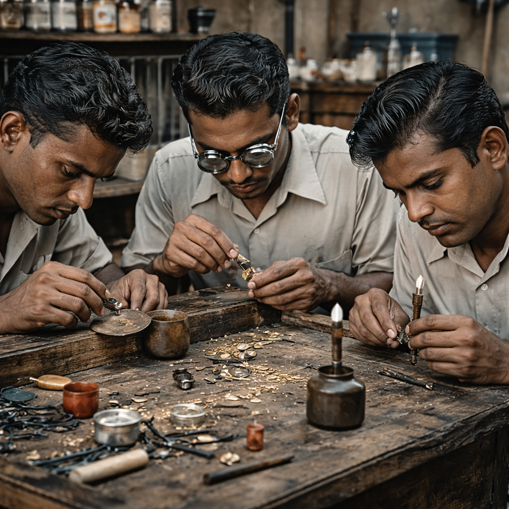 Goldsmith craftsmanship